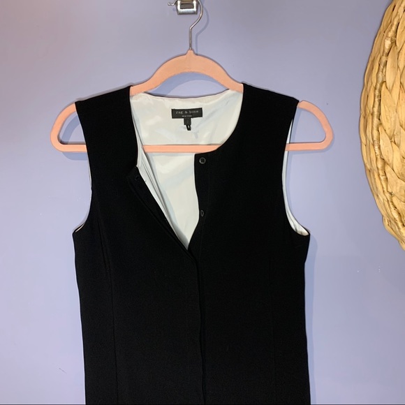 Rag & Bone Silk Sleeveless Shirt Dress 2 - Picture 2 of 10